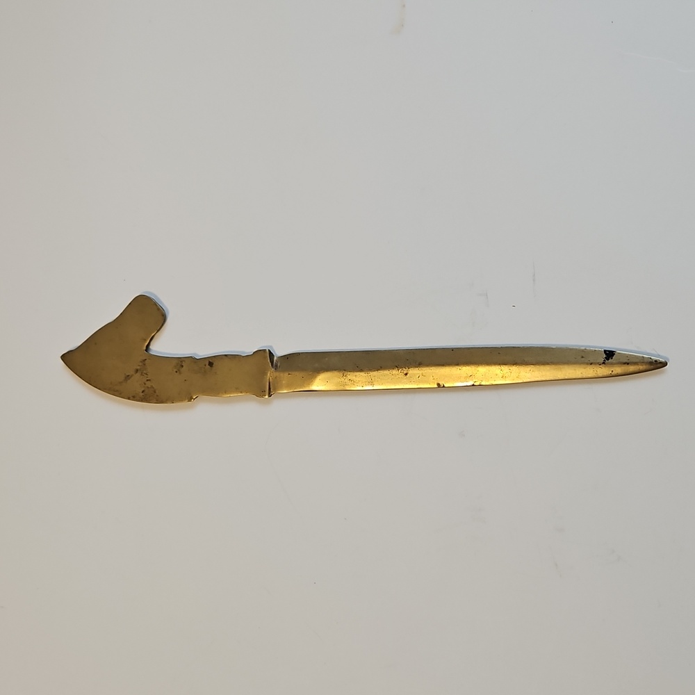 Vintage Brass Horse Head Letter Opener - Picture 2 of 4
